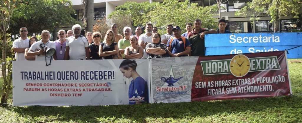 Sindate cobra o pagamento das horas extras atrasadas