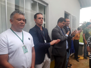 O diretor do Sindate-DF, Newton Batista, acompanhou a inauguração da UBS e reforçou a necessidade da contratação de mais profissionais de saúde nas unidades de saúde.