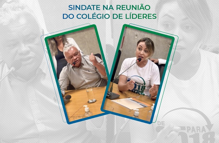 Sindate apresenta reestruturação de carreira na reunião do Colégio de Líderes