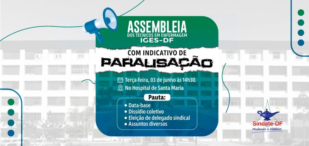 Assembleia Geral dos Técnicos em Enfermagem do IGESDF — Santa Maria