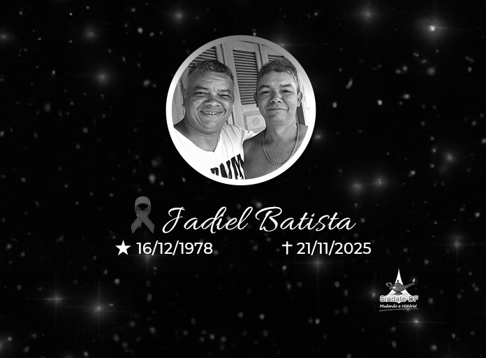 NOTA DE PESAR: Jadiel Batista